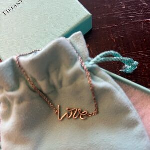 Tiffany & Co. Graffiti Silver Love Bracelet